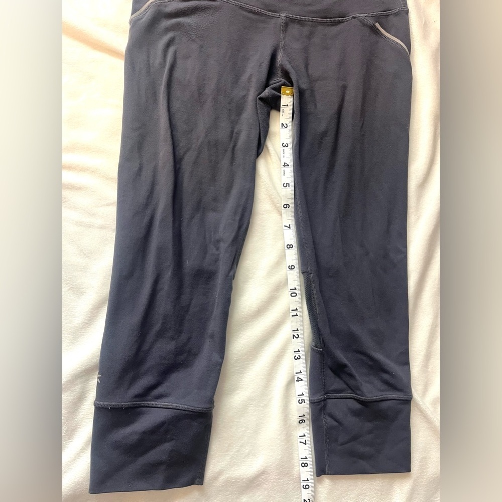 Athleta Gray and Orange Women’s Athletic Workout Exercise Capri Leggings Size XS - Picture 8 of 14